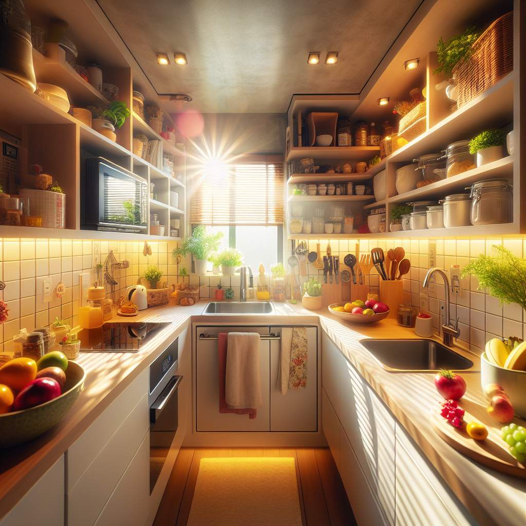 Optimisez votre petite cuisine : astuces lumineuses à découvrir